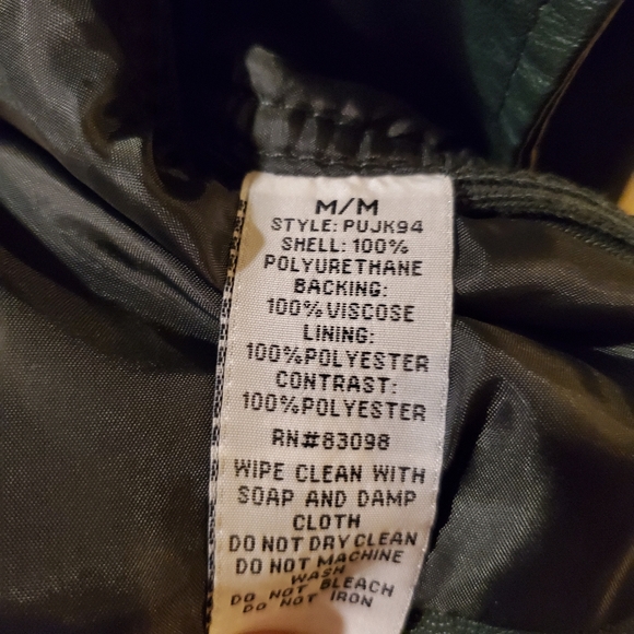 Cool Hunter Green Cavalini Moto Jacket - Picture 8 of 10